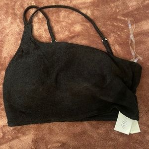 NWT Gilly Hicks One shoulder crop top